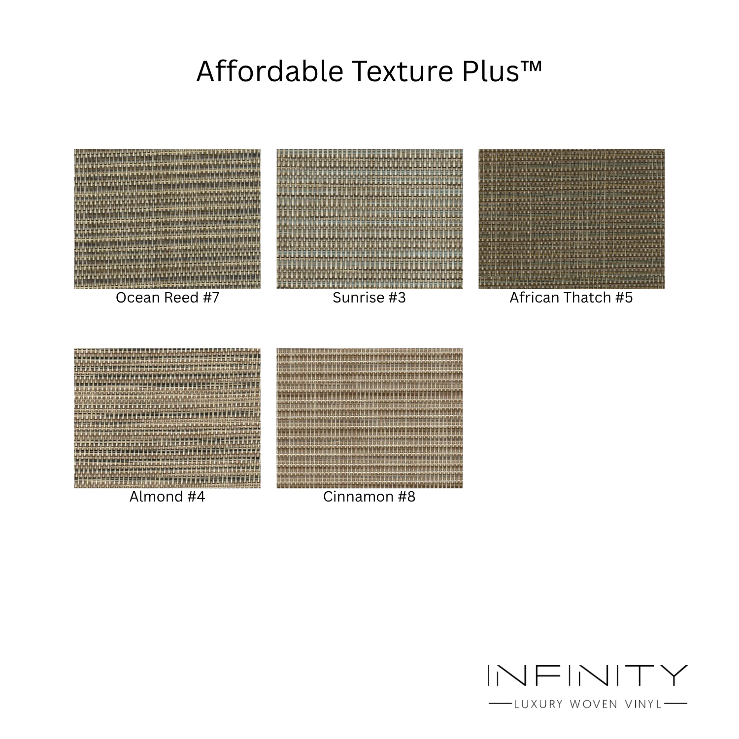 Infinity Luxury Woven Vinyl Flooring - Affordable Texture Plus™ - Sunrise #3
