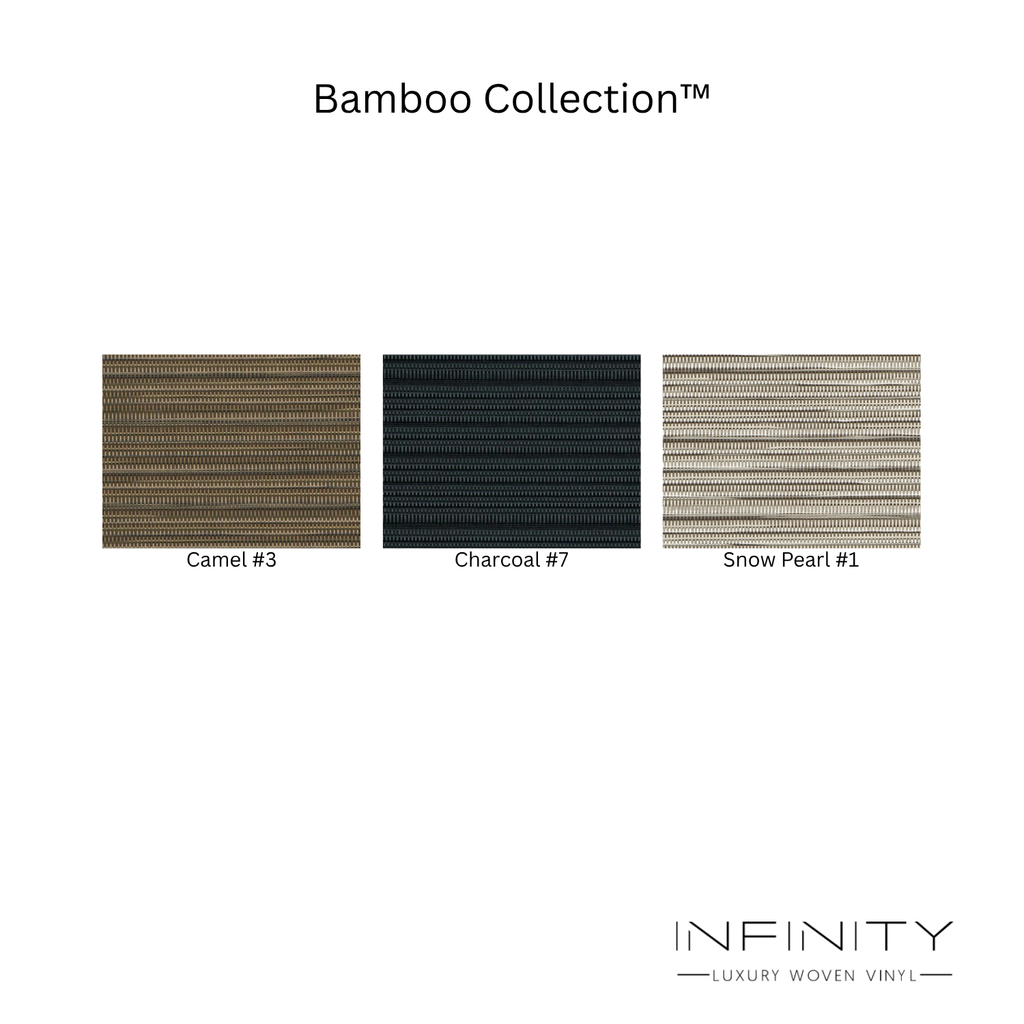 Infinity Luxury Woven Vinyl Flooring™ - Bamboo - Snow Pearl #1